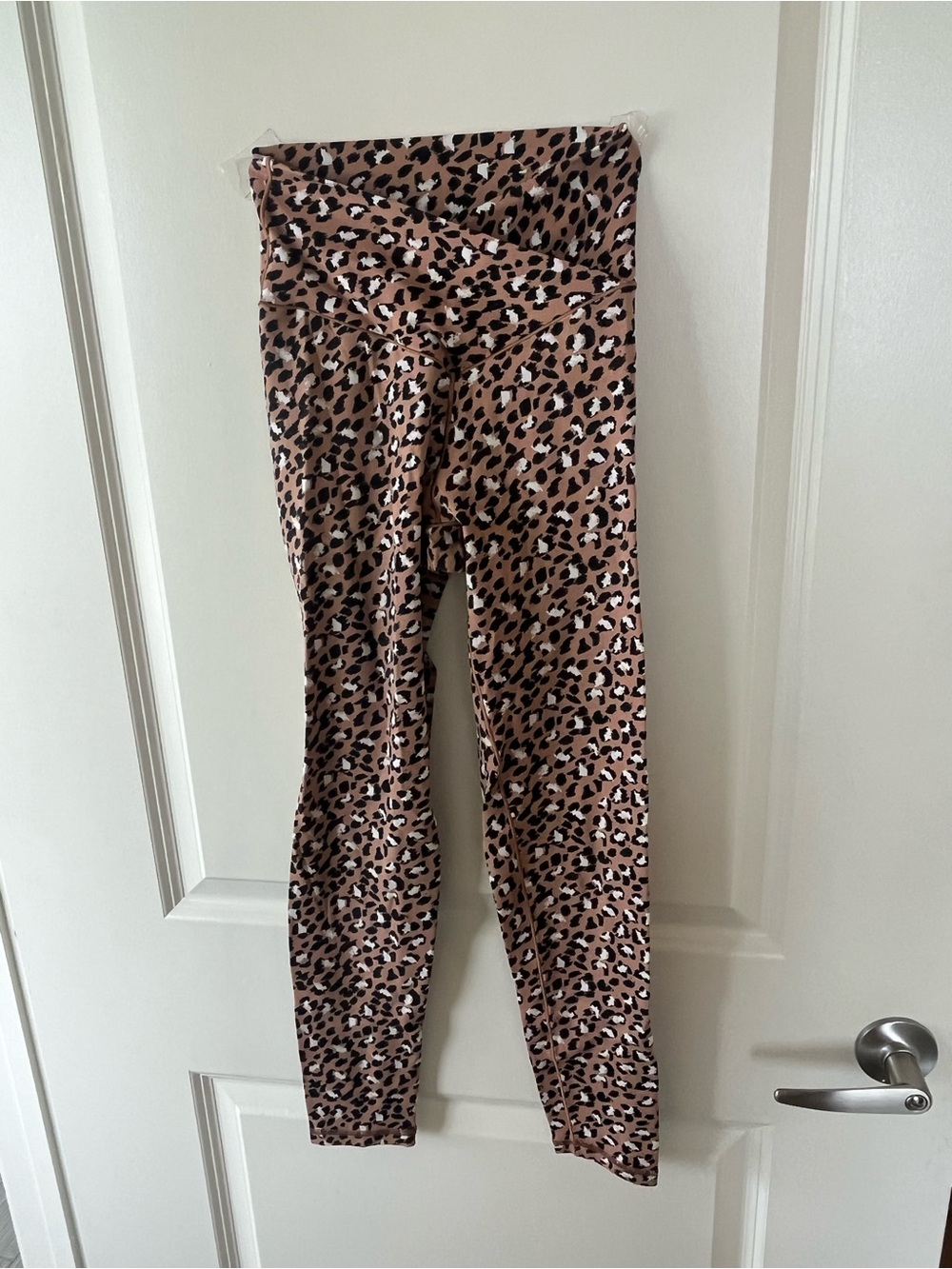 aerie Leopard Print Pullover Hoodie - Tan/Black/White